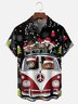 Moisture Wicking Christmas Harry Love and Peace Car Chest Pocket Hawaiian Shirt