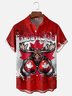 Moisture-wicking Canada Reindeer Elbows Up Chest Pocket Casual Shirt