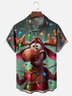 Moisture-Wicking Canadian Gradient Light Moose Chest Pocket Hawaiian Shirt