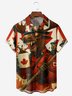 Moisture-wicking Canadian Elk Maple Leaf Beaver Chest Pocket Casual Shirt