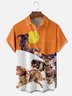 Moisture-wicking Canada Sled Dog Art Chest Pocket Casual Shirt