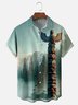 Moisture-wicking Canada Pacific Totem Art Chest Pocket Casual Shirt