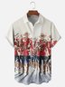 Moisture-wicking Canada Royal Canadian Mounted Police Art Painting Chest Pocket Casual Shirt