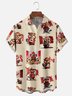 Moisture-Wicking Canadian Culture Beaver Groundhog Maple Leaf Chest Pocket Hawaiian Shirt