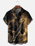 Moisture-wicking Music Festival Jazz Art Blues Chest Pocket Casual Shirt