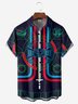 Moisture-wicking Universe Spaceship Technology Chest Pocket Casual Shirt