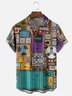 Moisture-wicking Music Festival Electronic Synth Music Art Rock Chest Pocket Casual Shirt