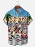 Moisture Wicking, Canadian Beach Vacation Chest Pocket Hawaiian Shirt