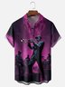 Moisture-wicking Music Festival Jazz Art Blues Chest Pocket Casual Shirt