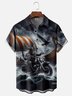 Moisture Wicking Vintage Viking Biker Hawaiian Shirt