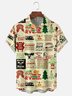 Moisture Wicking Christmas Griswold Chest Pocket Hawaiian Shirt