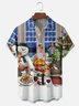 Moisture Wicking A Humorous Christmas Party Dress Die Hard Chest Pocket Hawaiian Shirt.