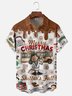 Moisture Wicking Crazy Christmas Vacation Eddie Chest Pocket Hawaiian Shirt