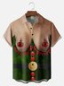 Big Size Moisture-wicking Christmas Funny Ugly Shirt Chest Pocket Casual Shirt