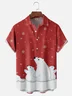 Hardaddy X Valentina Bjekovic Moisture-wicking Christmas Polar Bear Chest Pocket Casual Shirt