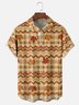 Moisture-wicking Thanksgiving Maple Chest Pocket Casual Shirt