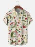 Hardaddy X Valentina Bjekovic Moisture-wicking Christmas Leaf Chest Pocket Casual Shirt