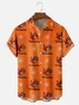 Moisture-wicking Turkey Thanksgiving Chest Pocket Casual Shirt