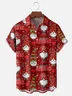 Moisture-Wicking Christmas Tree Fun Gnome Chest Pocket Casual Shirt