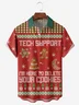 Moisture-wicking Christmas Tech Support Computer Programmer Chest Pocket Casual Shirt