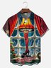 Big Size Moisture-Wicking Christmas Christmas Story Leg Lamp Chest Pocket Hawaiian Shirt