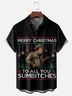 Moisture-wicking Merry Christmas To All You Sumbiches Chest Pocket Holiday Shirt