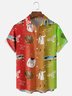 Moisture Wicking Crazy Christmas Vacation Eddie Chest Pocket Hawaiian Shirt