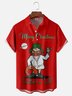 Moisture Wicking Crazy Christmas Vacation Eddie Chest Pocket Hawaiian Shirt