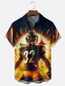 Moisture-wicking American Football Pittsburgh Art Steelers Chest Pocket Casual Shirt