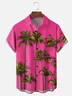 Moisture Wicking Coconut Tree Chest Pocket Holiday Hawaiian Shirt