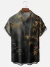 Moisture Wicking Bamboo Plant Chest Pocket Holiday Hawaiian Shirt