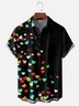 Moisture-wicking New Year Valentine's Day Heart Chest Pocket Casual Shirt