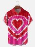 Moisture-wicking Valentine‘s Day Heart Chest Pocket Casual Shirt