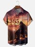 Moisture Wicking Fun New Year Bigfoot Chest Pocket Holiday Shirt