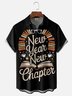 Moisture Wicking  New Year New Chapter Chest Pocket Holiday Shirt