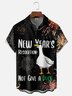 Moisture-wicking New Year Resolution Not Give A Duck Chest Pocket Casual Shirt
