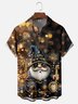 Moisture-wicking New Year Fireworks Gnome Fun Chest Pocket Casual Shirt