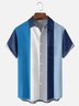 Moisture-wicking Striped Chest Pocket Casual Shirt