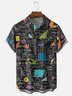 Moisture-wicking Math Notes Chest Pocket Casual Shirt