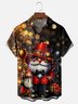Moisture-wicking Happy New Year Gnome Glow Chest Pocket Hawaiian Shirt